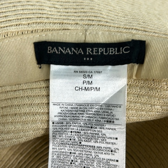 Banana Republic Wide Brim 4.5” Sun Straw Hat - Picture 7 of 15